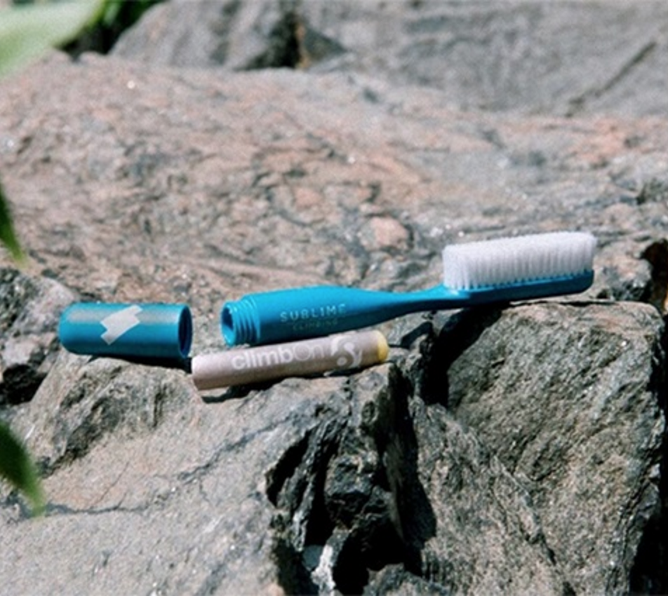 Why do Rock Climbers Brush Holds?